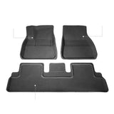 For Tesla Model 3 Y car waterproof non-slip floor mat TPE XPE modified car accessories 3Pc/Set Fully surrounded special foot pad