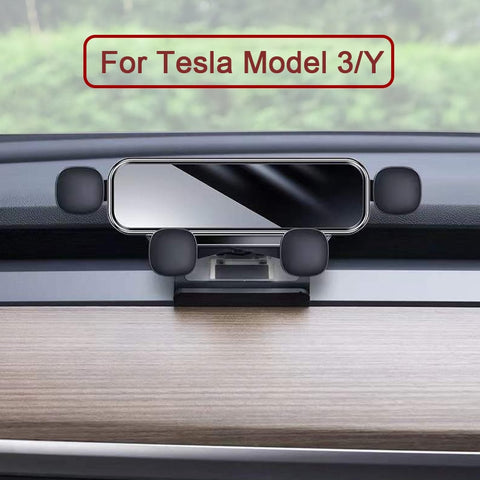 Gravity Car Phone Holder Mobile Cell Phone Support Mount for Tesla Model 3 Y 2017 2019 2020  2022 2023 Accessories