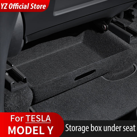 YZ Under Seat Storage Box Compatible for Tesla Model Y for Driver & Passenger Seat Tesla Model Y Accessories
